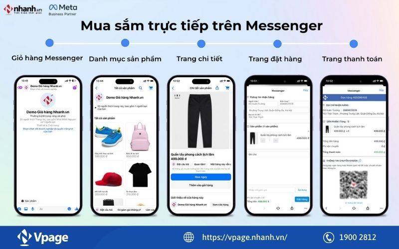 Giao dịch mua bán trên Messenger